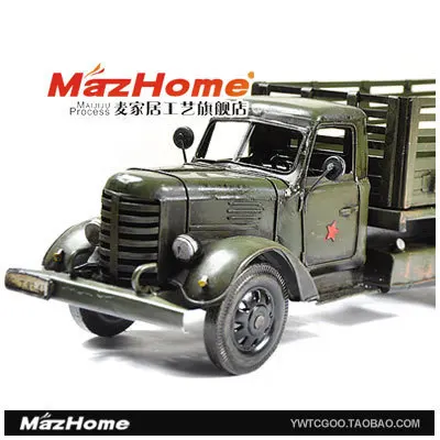 The first model of a new liberation truck retro classic cars model metal crafts ornaments Christmas gift