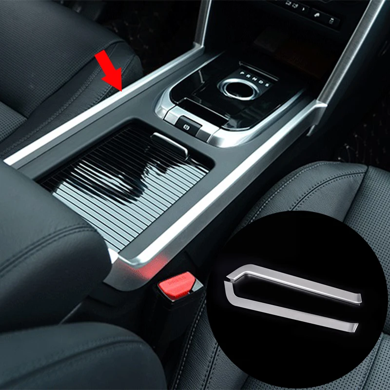 

Auto Aluminum alloy Gear Shift Trim Sequins Sticker For Land Rover Discovery Sport 2015-2018 Car-Styling Accessories Interior