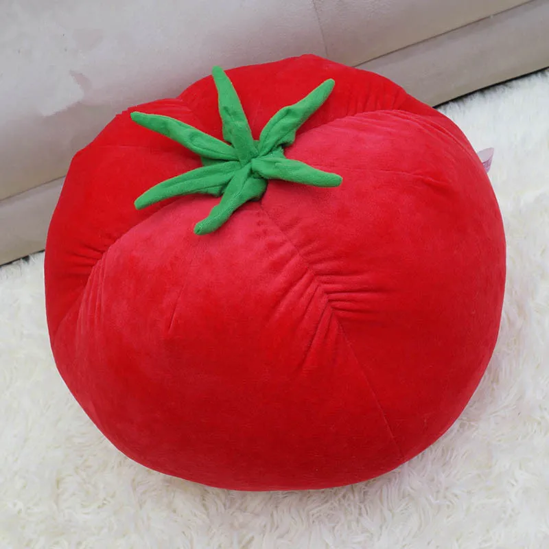 Cute Tomatoes Vegetable Dolls Soft Plush Toys Birthday Gifts Tomato Pillow Cushion 35cm 14inch DY50650