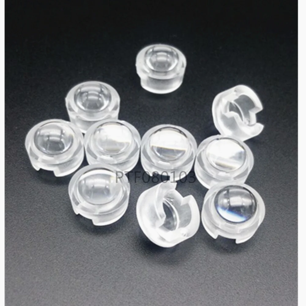

lot 30 45 60 90 Degree 13mm Mini LED PCB Angle Lens for IR CCTV LED PCB Convex Lenses With Holder 1W 3W High Power Lens