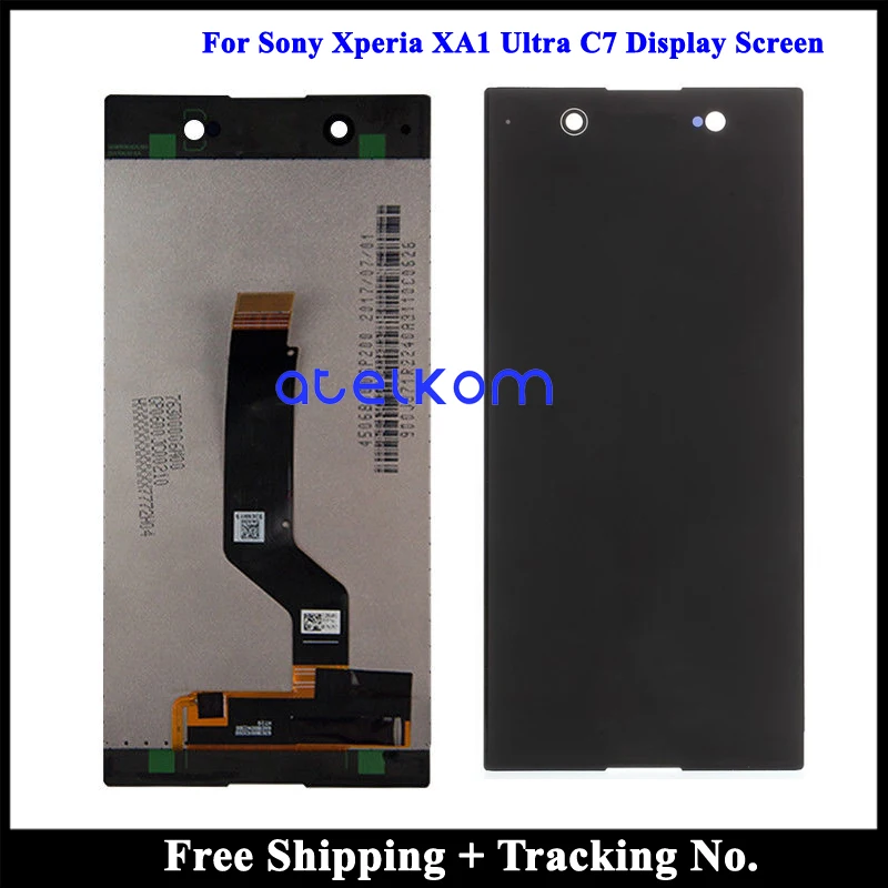 100% tested Grade AAA For Sony Xperia XA1 Ultra C7 LCD Display For Sony Xperia C7 XA1 Ultra Screen Touch Digitizer Assembly