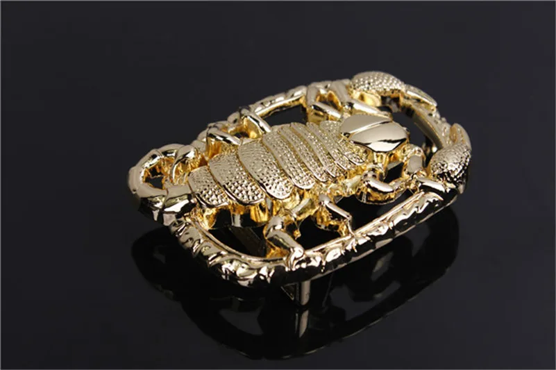 

Animal Scorpion Alloy Buckle Men's Designer Belt Buckle Metal Fit Apparel, Jeans Fits 3.8CM Belt