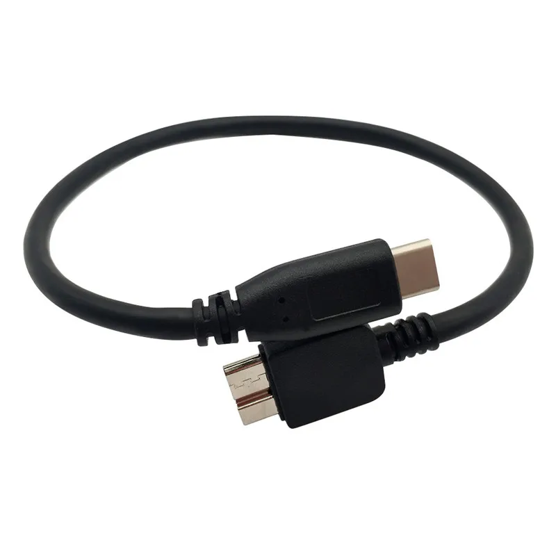 USB 3.1 نوع-C إلى USB 3.0 مايكرو B كابل موصل ل ماك كتاب ويندوز PC USB3.1 USB3.0 30 سنتيمتر 0.3m 100 سنتيمتر 1.0m