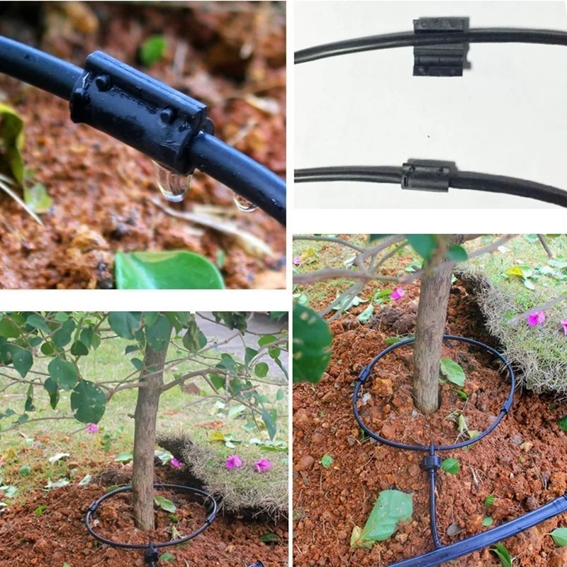 20m New Irrigation Shunt Tube Drip Hose Emitters Fruit Trees Bonsai Plants Saving Water Drip Lines  Irrigate Diverting Pipe