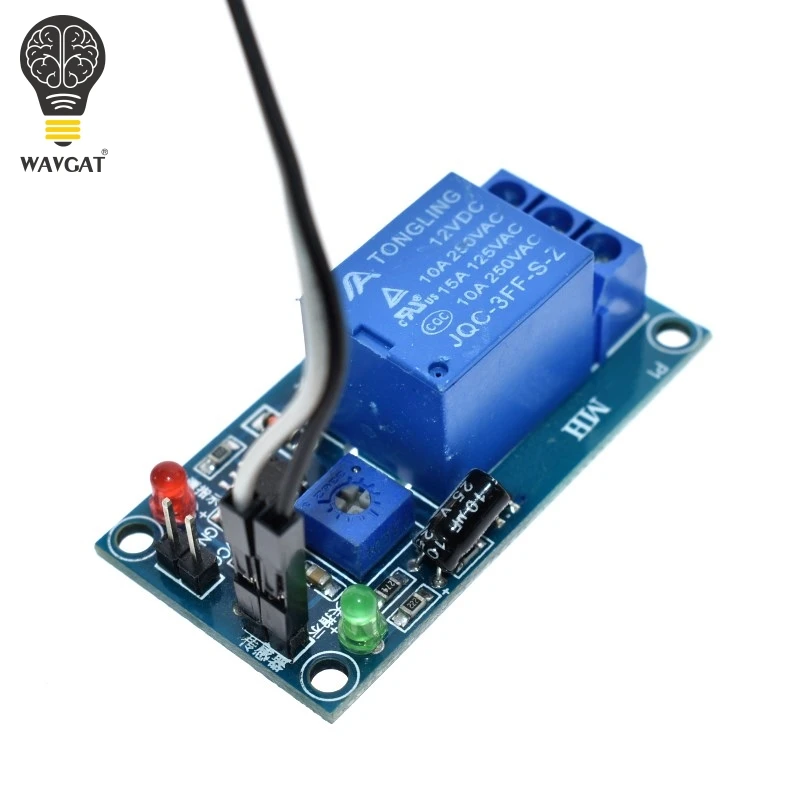 WAVGAT Soil Moisture Sensor DC 12V Relay Control Module soil moisture sensor relay Automatic watering humidity starting switch