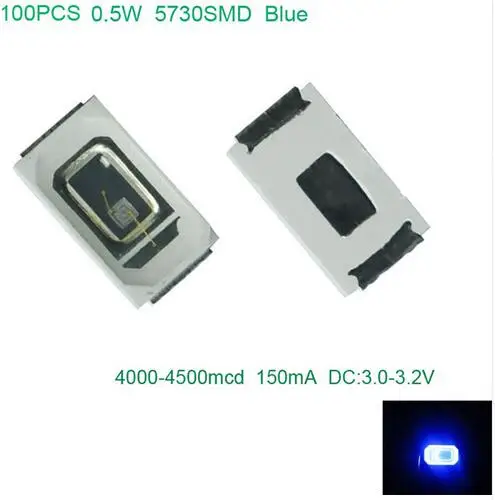 5730 Family Full Color High Brightness 0.5W 5730/5630 SMD LED Diode Crystal Clear 15-18lm 2.0-3.2V 150ma 50PCS/Lot Fast Delivery