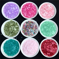 3000 Pz/pacco 3 millimetri di Colore Satinato Paillettes Tonde Dull Polacco PVC Allentato Paillettes Paillettes Cucito Craft Wedding Gli Accessori Degli Indumenti