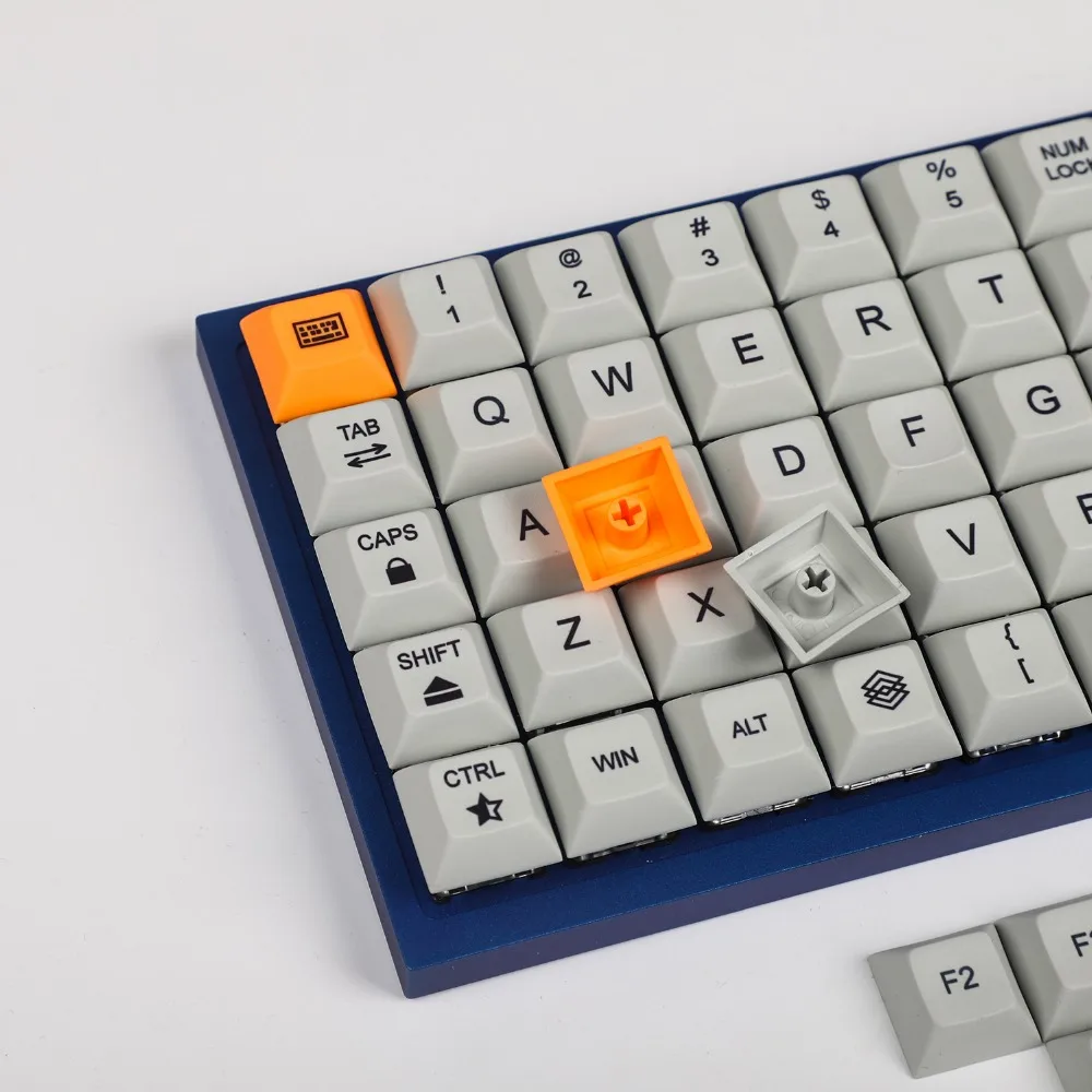 75 Keys DSA Dye Sub PBT Keycaps Suitable For Ortholinear Layout MX Keyboard XD75 ID75 Planck Preonic Niu40