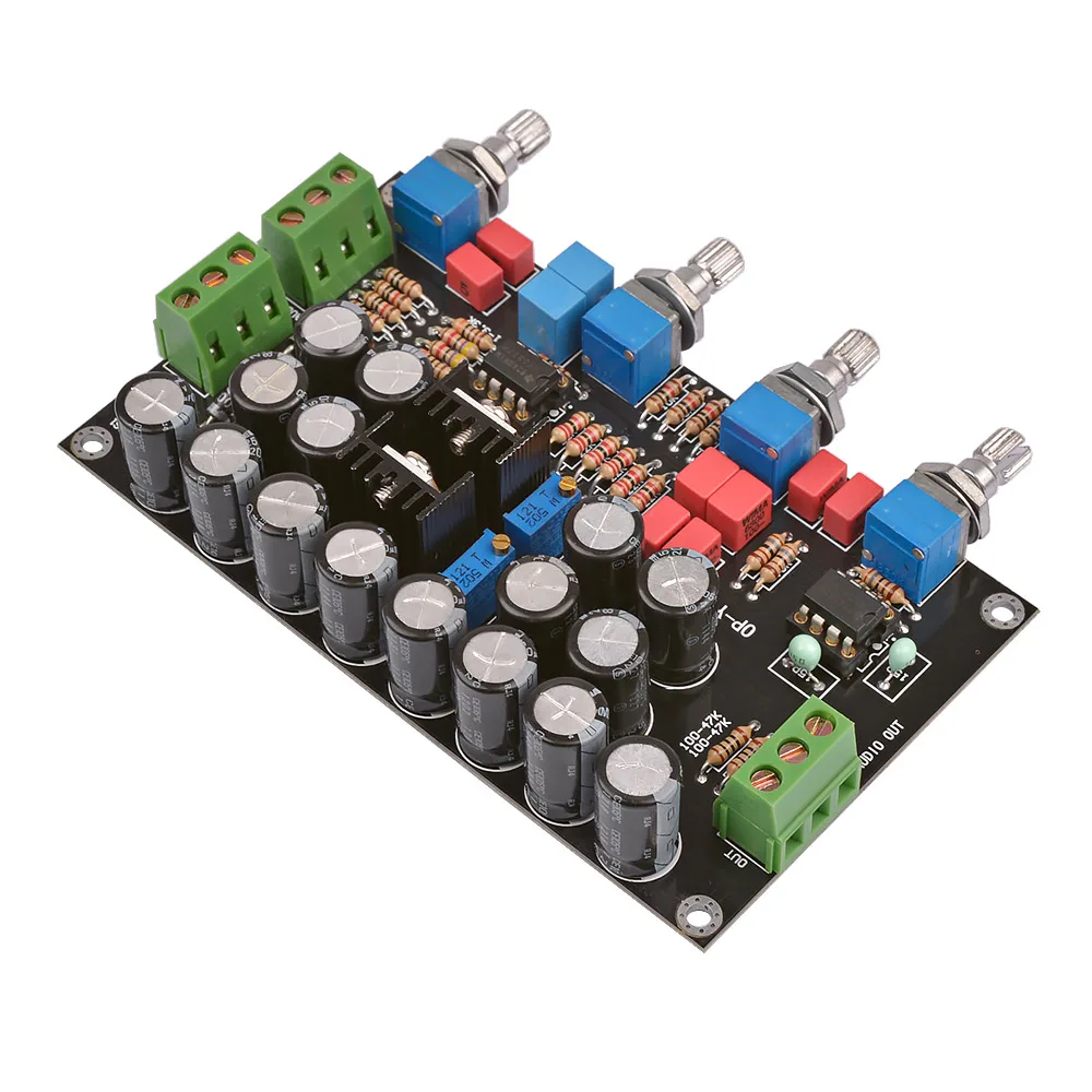 AIYIMA NE5532 OP AMP Tone Amplifier Preamplifier Volume Control Board HIFI Preamp Tone Board Dual AC12V-22V For Amplifier DIY