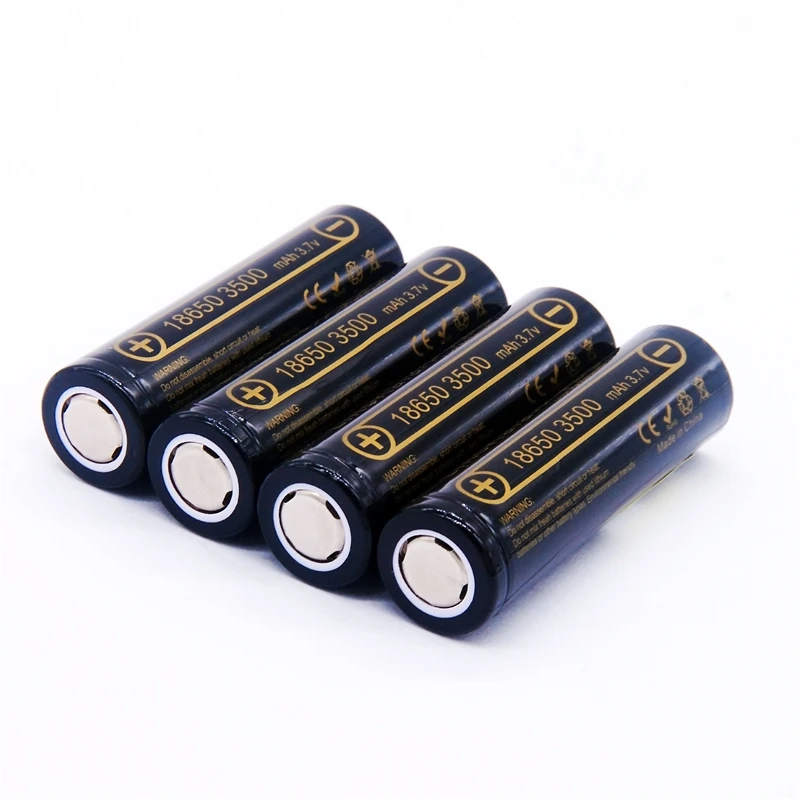 Wholesale 100pcs 100% Original LiitoKala Lii-35A 3.7V 3500mAh 10A Discharging Rechargeable Battery Flashlight batteries