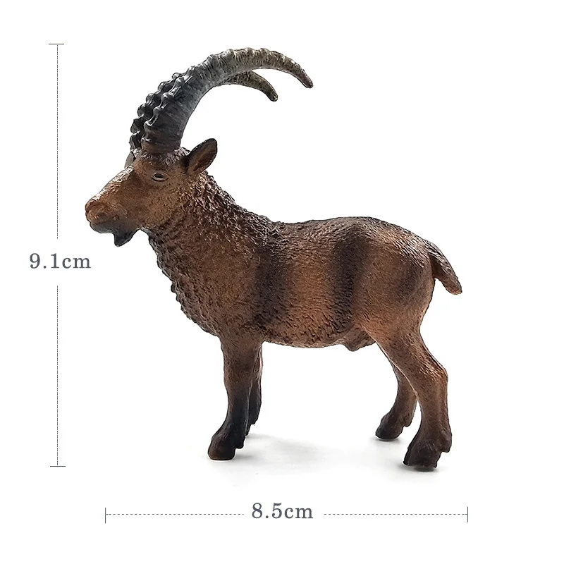 Simulation White Goat Sheep Animal Model Figurine Diy Home Decor Miniature Fairy Garden Decoration Accessories Modern