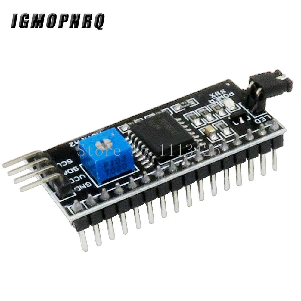 IIC I2C TWI SPI Serial Interface Board Port 1602 2004 LCD LCD1602 Adapter Plate LCD Adapter Converter Module PCF8574