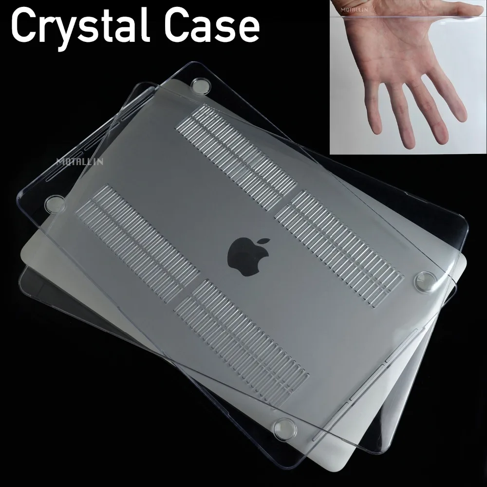 Crystal Transparent Case For Macbook Pro Retina Air 11 12 13 14 15 16,For Mac Air 13 A2337,2021 New pro 14.2 16.2 Laptop Cover