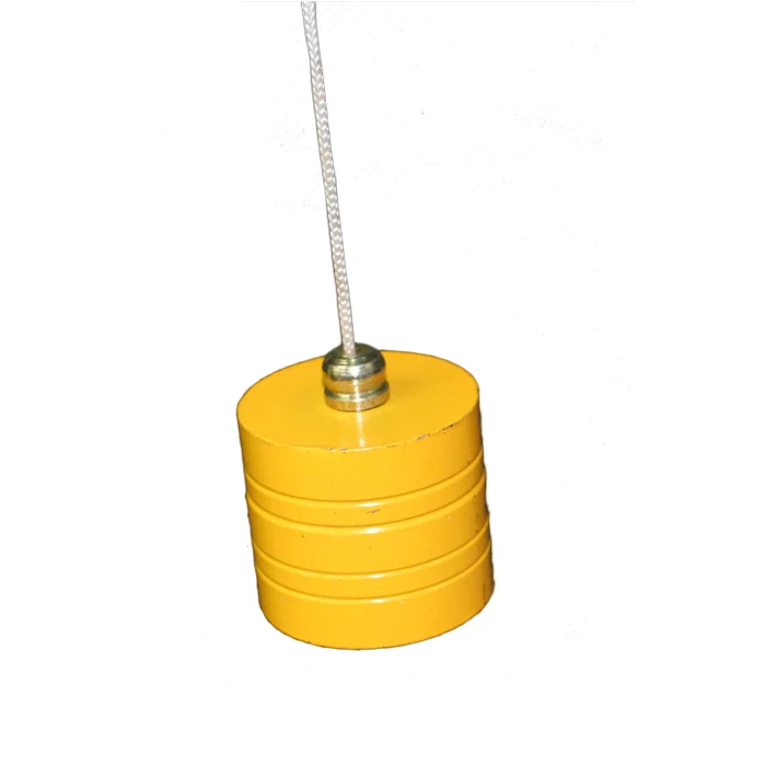 Plumbing Bob 500g Iron Material Wood Handle Levellers Handiness Test Device