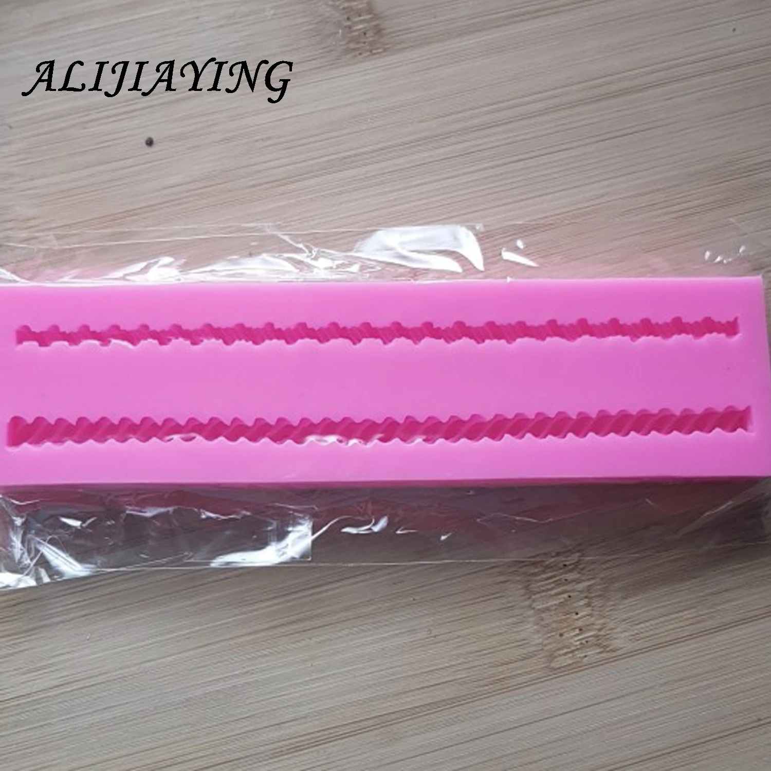 1Pcs DIY Long Rope 3D Cake Border Silicone Mold Fondant Cake Decorating Tools Cake border lace Gumpaste Chocolate Moulds D0154 image 6