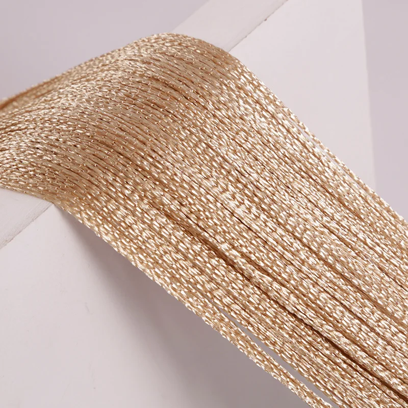 High Quality Tassel Line String Curtain 300*300cm Fashion Valance Living Room Window Wedding Home Party Decoration Curtains