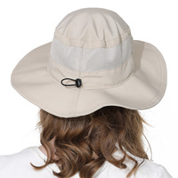 Outfly Spring And Summer Fisherman Hat For Women Breathable Panama Sunscreen Hat With Neck Protection Wide-brim Mens Bucket Hat