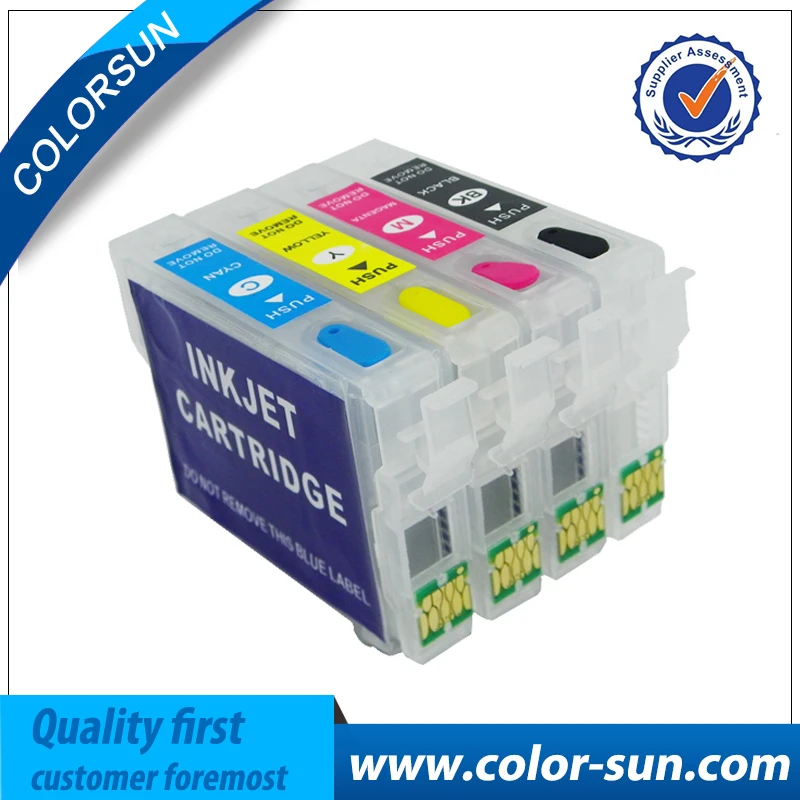 

4 pcs T1661-T1664 Refillable Ink Cartridge For Epson ME-10 ME-101 Printer With Auto Reset Chips