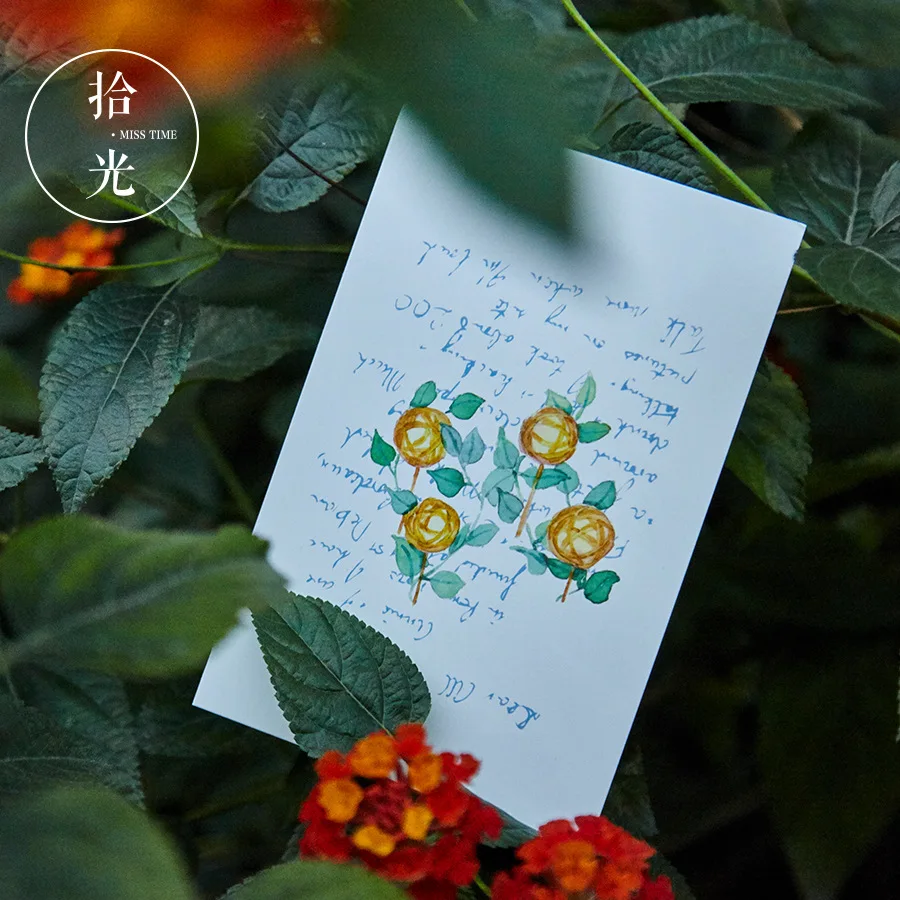 

30 Sheets/Set Wonderful ideal Garden Postcard/Greeting Card/Message Card/Birthday Letter Envelope Gift Card