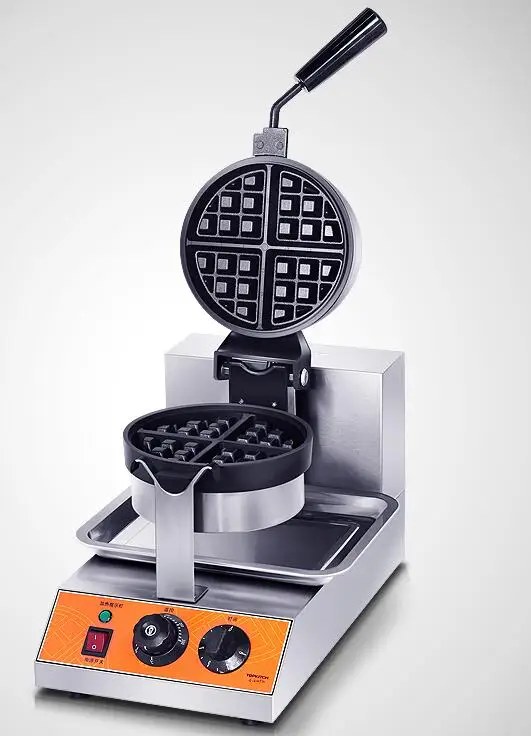 stainless steel rotary waldorf biscuit machine Non-stick pot waffle making maker machine