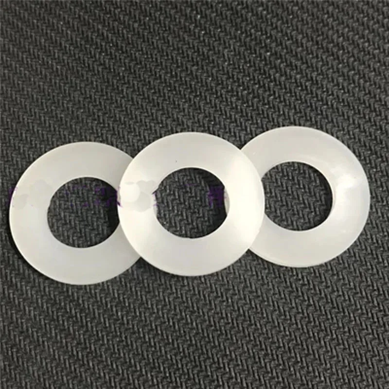 3pcs M4 M5 M6 M8 M10 M12 M14 M16 M20 PVDF Flat pad plastic Gasket preservative Strong acid resistance Plastics washer