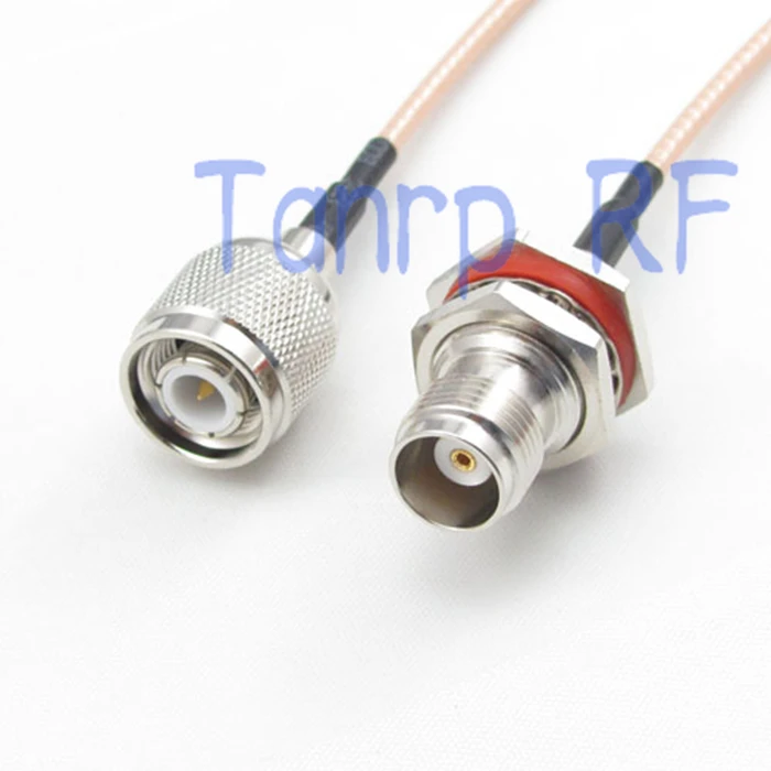 10pcs 15CM Pigtail coaxial jumper cable RG316 extension cord 6inch TNC male plug to TNC female jack RF adapter connector