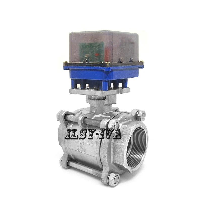 

G2" DC12V/24V Stainless steel motorized ball valve,two-way electric valve,CR03/CR04