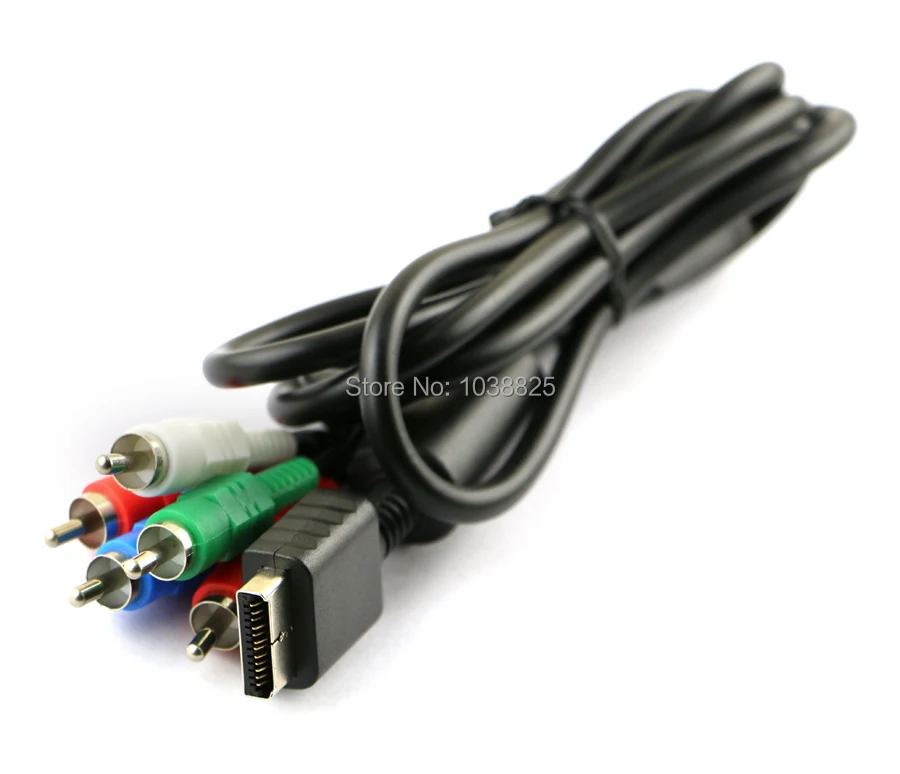 20pcs/lot 1.8m 6FT HDTV AV Audio Video Component Cable for PS2 PS3 Game cable Cord Audio Video Component Cables for PS2 PS3