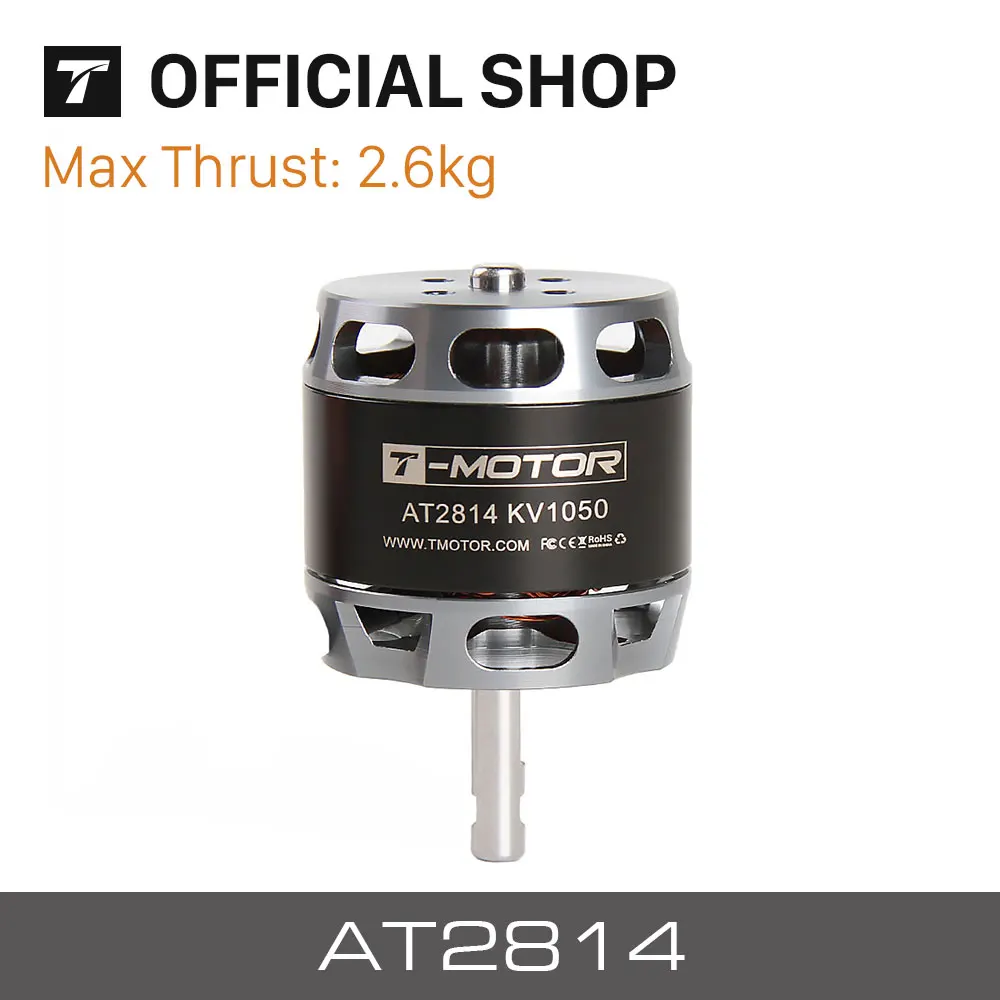 

T-MOTOR AT2814 Long Shaft KV900 KV1050 KV1200 brushless motor for long range VTOL fixed wing UAV