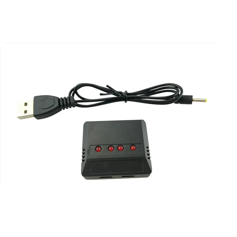 1 In 4 USB Charging Unit Hubsan X4 H107L H107C Lipo Battery Charger For WLtoys RC Syma X5C X5SC Quadcopter Drone Parts