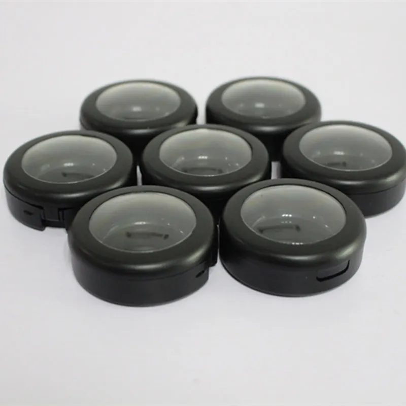 10g black eye shadow boxes / transparent skylight lid / plastic foundation empty jar / lipstick container F220