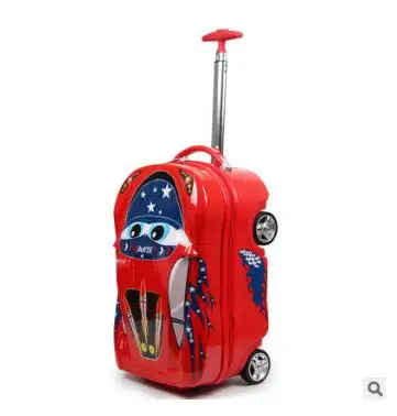 Kid Travel Trolley luggage suitcase for travel Car kid's Trolley suitcase on wheels Kids wheeled case Children Rolling Case