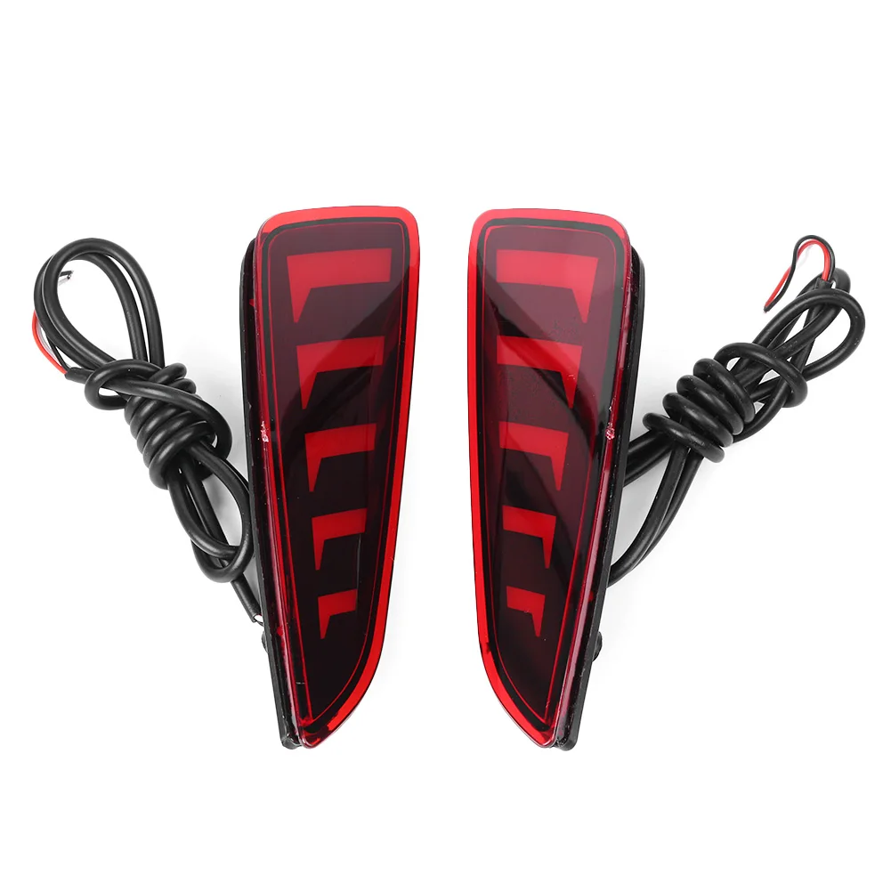 1Pair Rear Bumper Lamps LED Fog Brake Tail Lights Taillight For Toyota C-HR CHR 2016 2017 2018 2019 2020 2021 2022 Car Parts