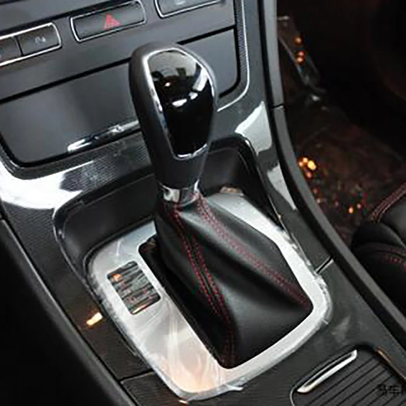 

New Full Leather AT Automatic Transmission Car Gear Shift Knob For Ford Mondeo Mk4 S-MAX Galaxy Gear Handle Ball Car Styling