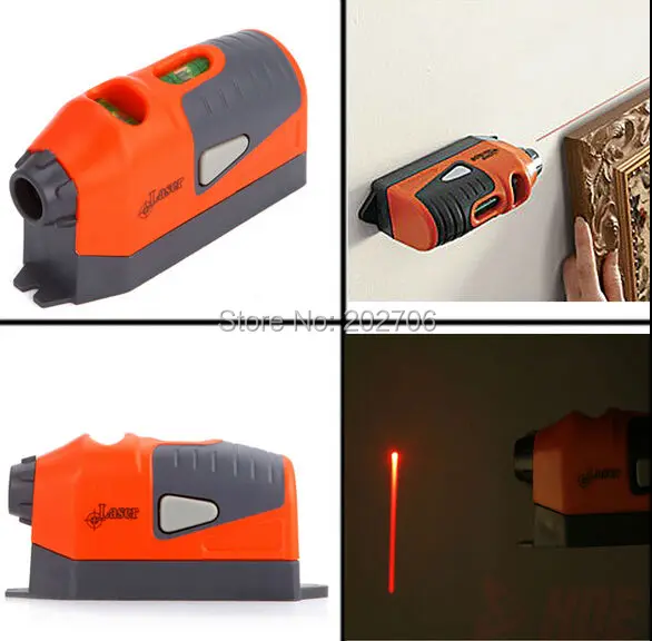 Mini vertical spirit level tool laser level Laser Level LASER STRAIGHT THE LASER GUIDED LEVELER LINE