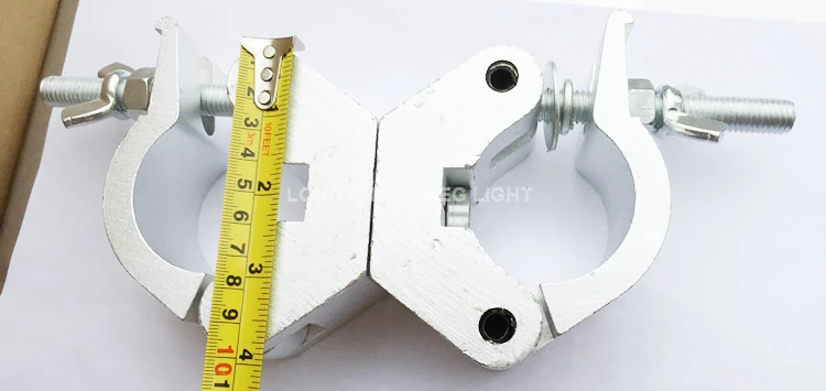 38-54mm 600KG 전문 알루미늄 무대 조명 클램프, 트러스 후크, 이동 헤드 라이트용 커플러 조명 캔