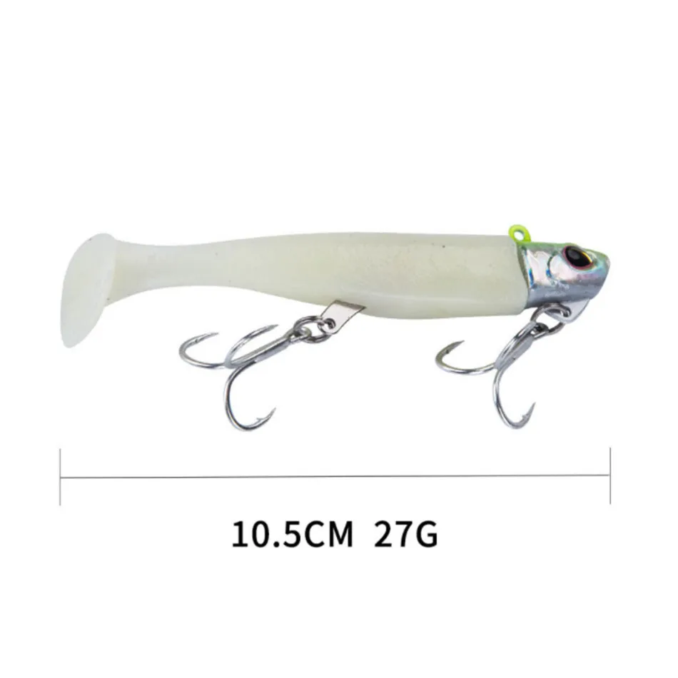 1pcs Swing Shad Lokken Swimbaits Zwart Minnow Action Zachte Lokken Pro Visgerei voor Grote Vis Vissen Tips Rock vis Lokken