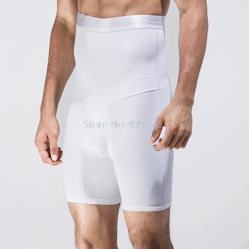 Bragas de control para hombres entrenador de cintura adelgazante moldeador de cuerpo recortador de muslos bóxer ropa interior Abdominal