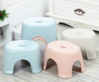 

European plastic stool thickening children's small bench home change shoes stool adult coffee table low stool bathroom anti-skid