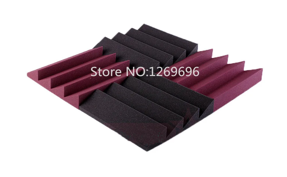 New Style 6 PCS Wedge Sound Absorber Foam For Karaoke Acoustic Foam FREE SHIPPING by Epacket