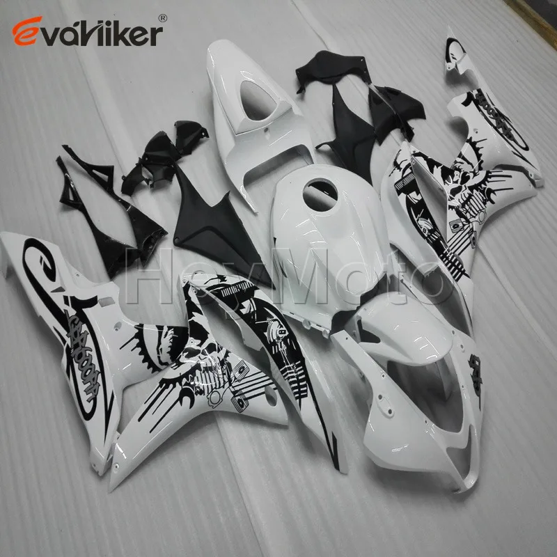 motorcycle fairings for CBR600RR 2007 2008 white black F5 07 08 ABS plastic panels Injection mold