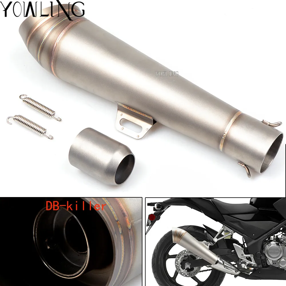 

36MM-48.8MM motorcycle exhaust pipe stainless steel fried tube exhaust pipe FOR Suzuki GSX1100F Katana GSX250 GSX550 GSX600