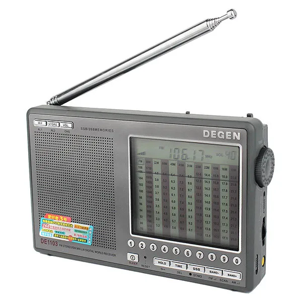 オリジナル Degen DE1103 DSP ラジオ FM SW MW LW SSB デジタル