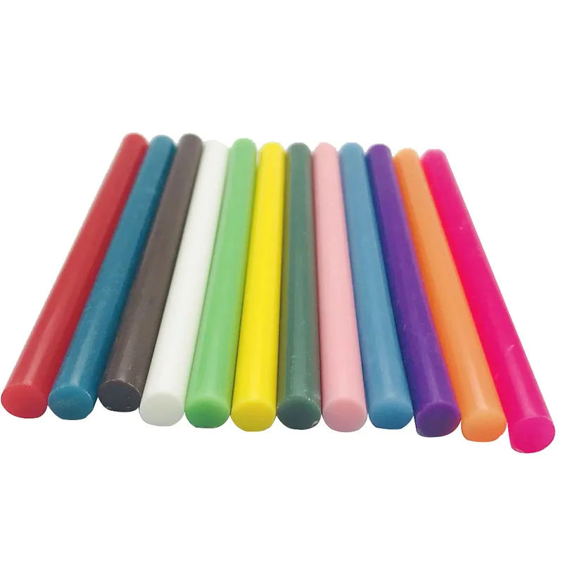 10pc Color Glue Sticks For Small Electric Glue Gun Craft Album Repair DIY Mix Color Vintage Sealing Wax Colored Glue Stick