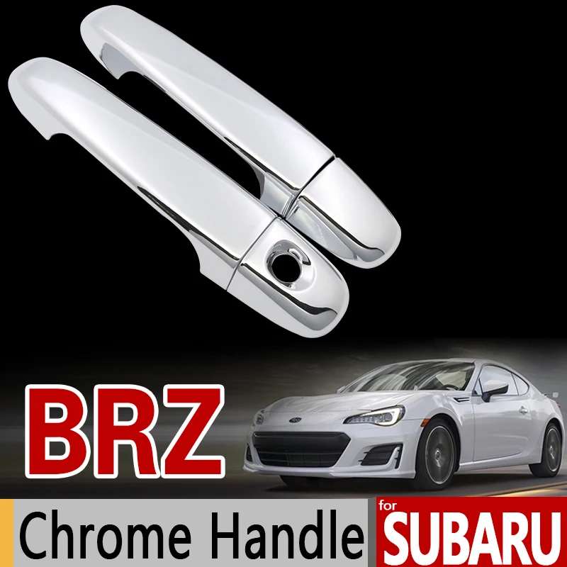 

for Subaru BRZ Luxurious Chrome Handle Cover Trim Set 2Door 2012 2013 2014 2015 2016 2017 Car Accessories Stickers Car Styling