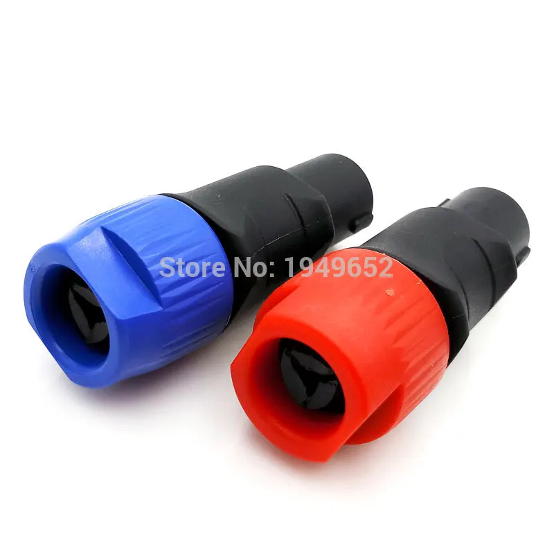 Speakon Connectors type 4 Pole cable Plug Male Caron Speaker Audio connector