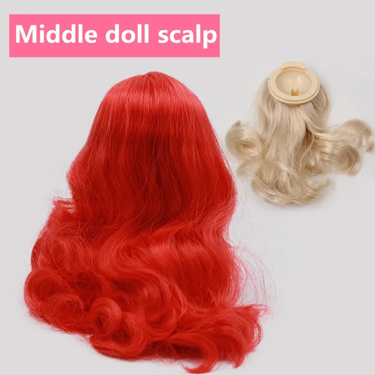 

Only for middie doll scalp wig for 1/8 doll 20cm If you dont note us, we will make it without fringes and white skin.