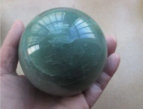 80-85mm  NATURAL GREEN Aventurine Jade CRYSTAL SPHERE BALLS HEALING