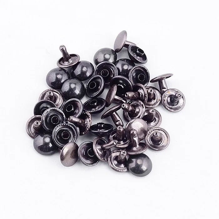 Mushroom Round Spike Rivet Studs Punk Bracelet Bag Leather DIY Craft  1000Pcs ,Sizes from 6mm to 10mm