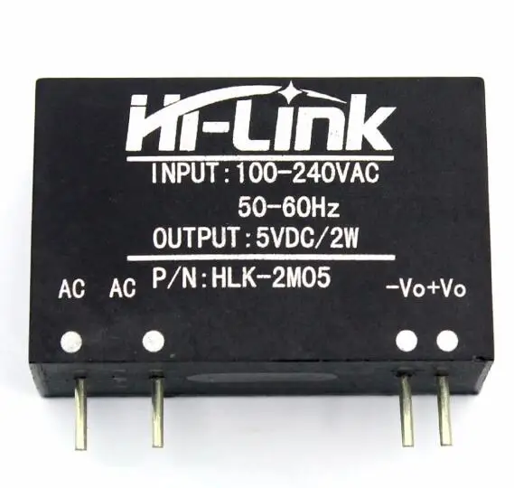 5PCS/LOT HLK-2M05 Power Module 220V turn 5V 2W step-down voltage Regulator Isolation switch